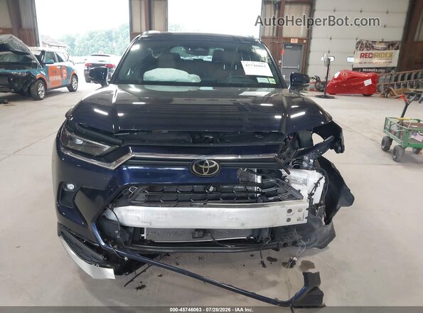 5TDADAB50SS017209 2025 TOYOTA GRAND HIGHLANDER Blue უკანა სალონის ხედი