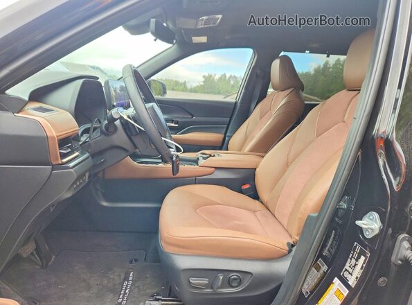 5TDADAB51SS016344 2025 TOYOTA GRAND Black Вид салону спереду