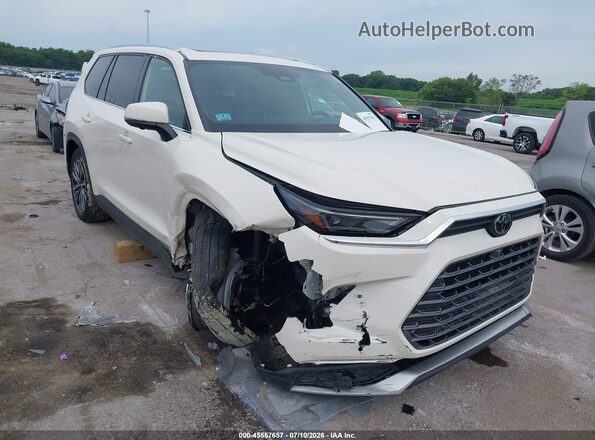 5TDADAB53RS000771 2024 TOYOTA GRAND HIGHLANDER White Դիմացի տեսք