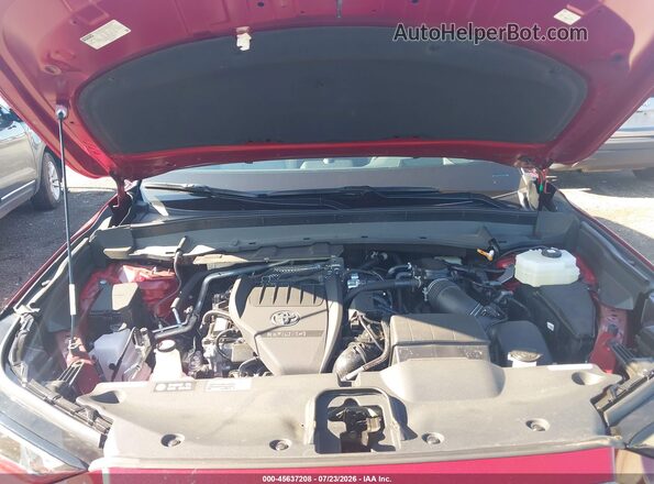 5TDADAB56TS029222 2026 TOYOTA GRAND HIGHLANDER HYBRID Red Widok z tyłu
