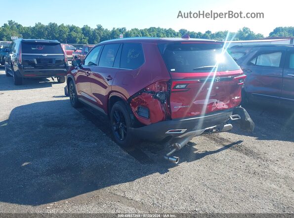 5TDADAB56TS029222 2026 TOYOTA GRAND HIGHLANDER HYBRID Red Tył lewy