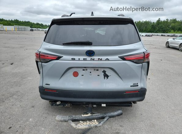 5TDASKFC2NS042881 2022 TOYOTA SIENNA Серебряный Вид сзади
