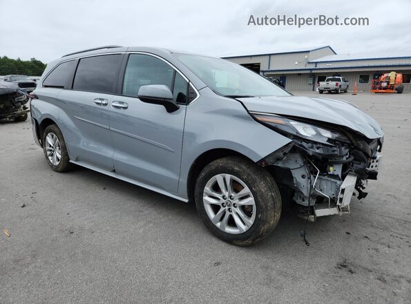 5TDASKFC2NS042881 2022 TOYOTA SIENNA Серебряный Передняя правая четверть