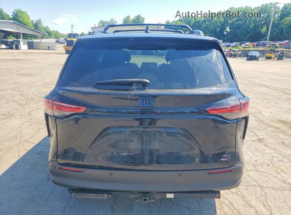 5TDASKFC2NS048910 2022 TOYOTA SIENNA Black Հետևի տեսք