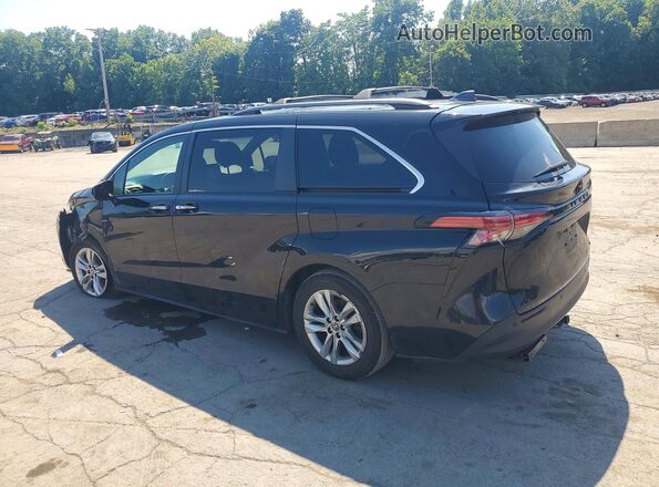 5TDASKFC2NS048910 2022 TOYOTA SIENNA Black Հետևի ձախ