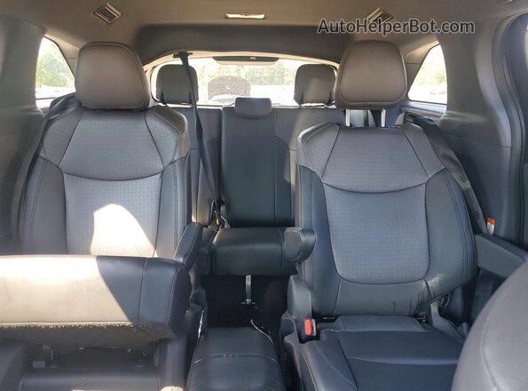 5TDASKFC2NS048910 2022 TOYOTA SIENNA Black Հետևի նստատեղերի տեսք