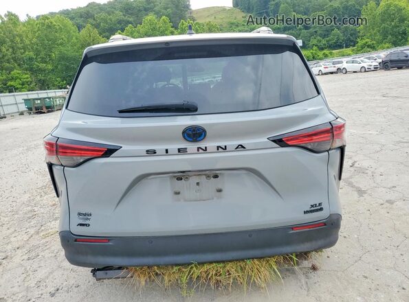 5TDASKFC8NS051259 2022 TOYOTA SIENNA Gray Vista trasera