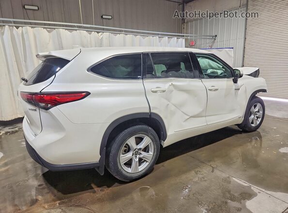 5TDBBRCH2MS530093 2021 TOYOTA HIGHLANDER White Задня права чверть