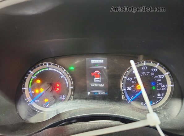 5TDBBRCH2MS530093 2021 TOYOTA HIGHLANDER White Вид щитка приладів