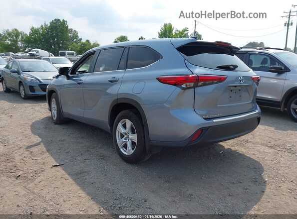 5TDBBRCH2PS108250 2023 TOYOTA HIGHLANDER Light Blue Задня ліва чверть