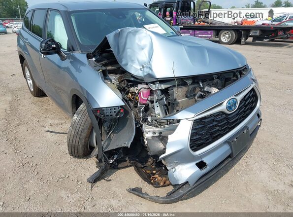 5TDBBRCH2PS108250 2023 TOYOTA HIGHLANDER Light Blue Вид спереду