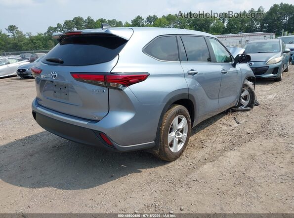 5TDBBRCH2PS108250 2023 TOYOTA HIGHLANDER Light Blue Задня права чверть