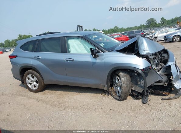 5TDBBRCH2PS108250 2023 TOYOTA HIGHLANDER Light Blue Вид задньої частини салону