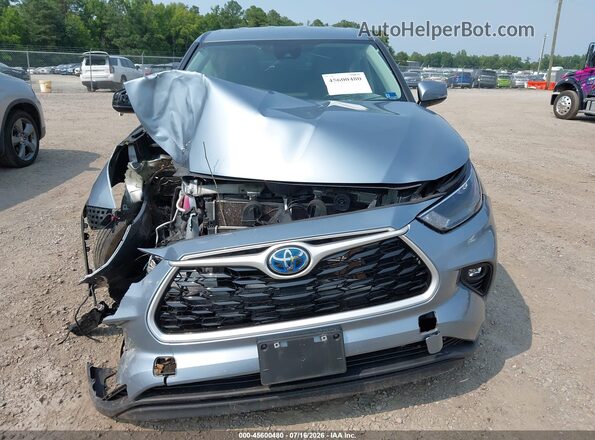 5TDBBRCH2PS108250 2023 TOYOTA HIGHLANDER Light Blue Вид щитка приладів