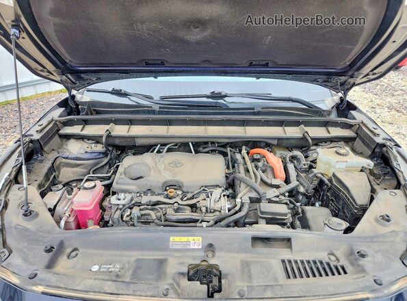 5TDBBRCH4LS503864 2020 TOYOTA HIGHLANDER Blue Вид підкапотного простору
