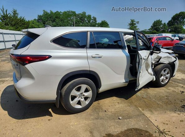 5TDBBRCH5PS130968 2023 TOYOTA HIGHLANDER Белый Задняя правая четверть