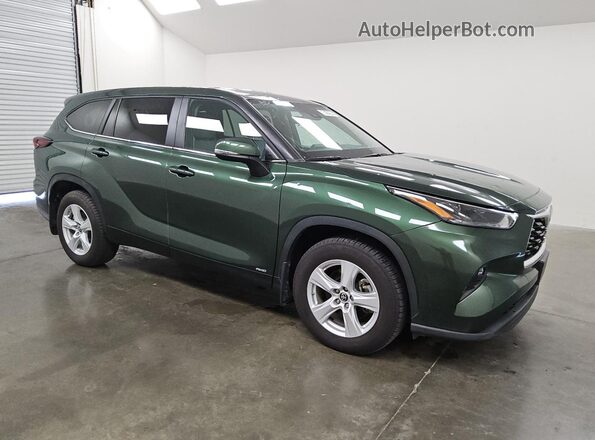 5TDBBRCH5RS616117 2024 TOYOTA HIGHLANDER Green 