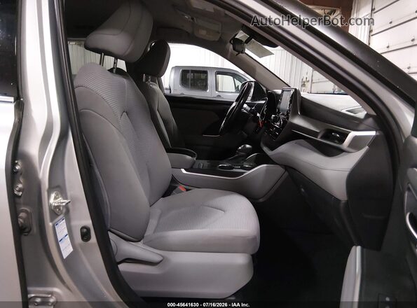 5TDBBRCH6LS507978 2020 TOYOTA HIGHLANDER Silver Вид салону спереду
