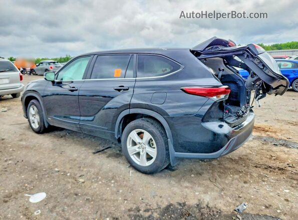 5TDBBRCH8PS108818 2023 TOYOTA HIGHLANDER Black Задня ліва чверть