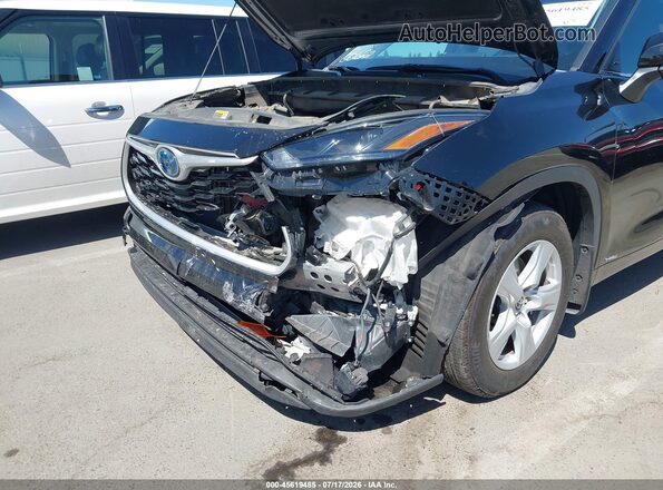 5TDBBRCH9PS587329 2023 TOYOTA HIGHLANDER Black Вид спереду