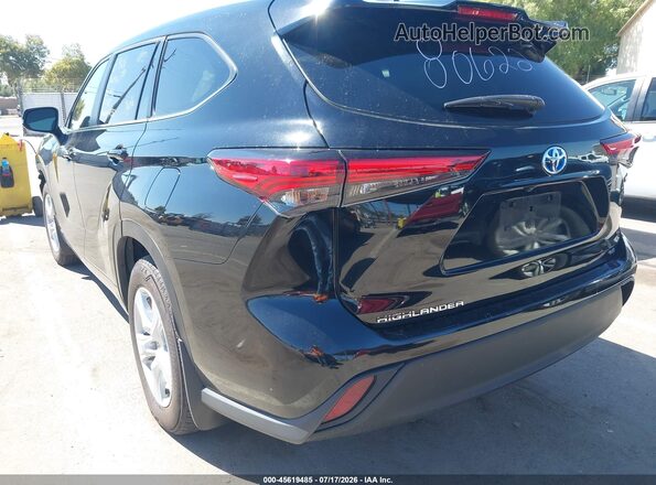 5TDBBRCH9PS587329 2023 TOYOTA HIGHLANDER Black Задня ліва чверть