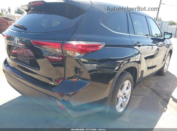 5TDBBRCH9PS587329 2023 TOYOTA HIGHLANDER Black Задня права чверть