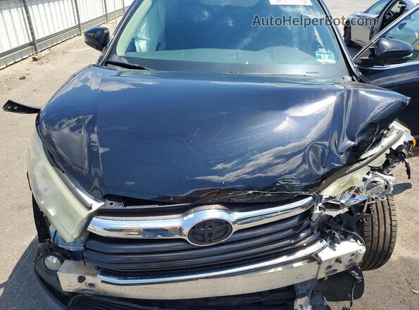 5TDBKRFH0GS267019 2016 TOYOTA HIGHLANDER Black Widok komory silnika
