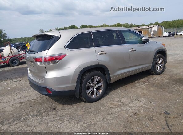 5TDBKRFH0GS268221 2016 TOYOTA HIGHLANDER Золотой Задняя правая четверть