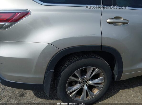 5TDBKRFH0GS268221 2016 TOYOTA HIGHLANDER Золотой 