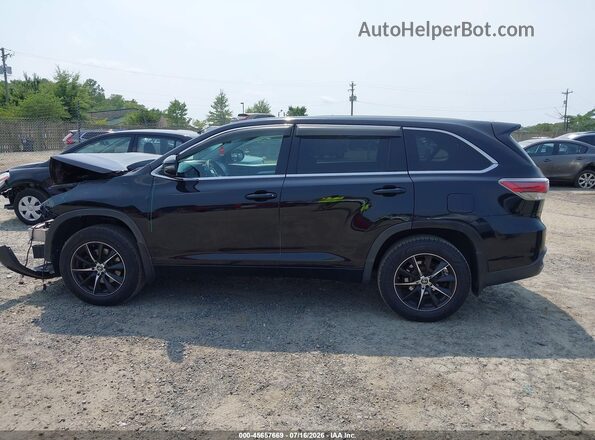 5TDBKRFH1GS235213 2016 TOYOTA HIGHLANDER Black 