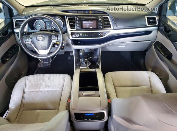 5TDBKRFH2GS269323 2016 TOYOTA HIGHLANDER Green წინა პანელის ხედი