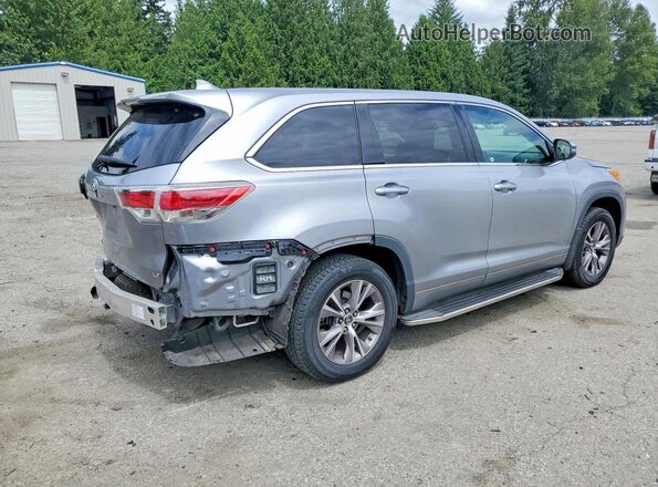 5TDBKRFH3GS299334 2016 TOYOTA HIGHLANDER Gray Հետևի աջ
