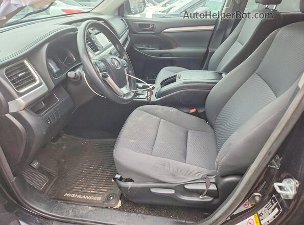 5TDBKRFH6GS259281 2016 TOYOTA HIGHLANDER Black Սալոնի դիմացի տեսք