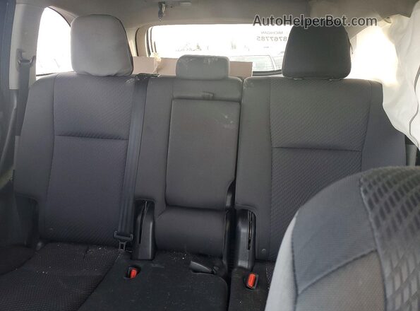 5TDBKRFH6GS259281 2016 TOYOTA HIGHLANDER Black Հետևի նստատեղերի տեսք