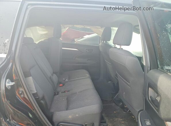 5TDBKRFH6GS259281 2016 TOYOTA HIGHLANDER Black Սալոնի հետևի տեսք