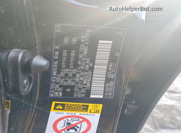 5TDBKRFH6GS259281 2016 TOYOTA HIGHLANDER Black Սալոնի 360 աստիճան տեսք
