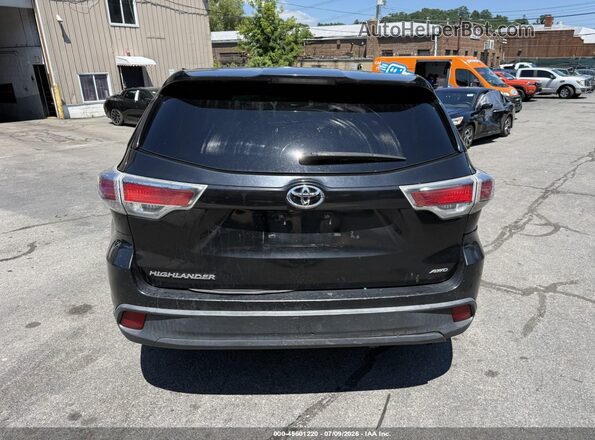 5TDBKRFH7GS264313 2016 TOYOTA HIGHLANDER Blue Вид щитка приладів