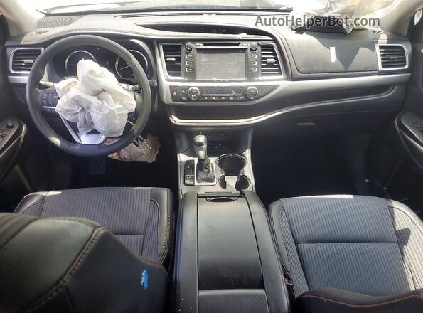 5TDBKRFH7GS314336 2016 TOYOTA HIGHLANDER Brown Vista del salpicadero