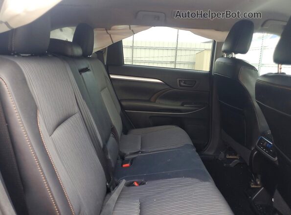 5TDBKRFH7GS314336 2016 TOYOTA HIGHLANDER Brown Vista interior trasera