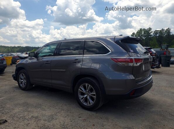 5TDBKRFH7GS314336 2016 TOYOTA HIGHLANDER Brown Trasero izquierdo