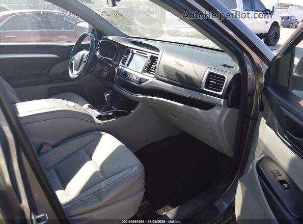 5TDBKRFH9GS291366 2016 TOYOTA HIGHLANDER Gray Սալոնի դիմացի տեսք