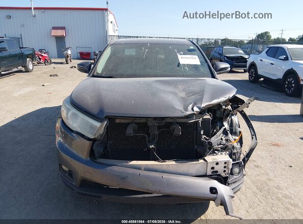 5TDBKRFH9GS291366 2016 TOYOTA HIGHLANDER Gray Սալոնի հետևի տեսք