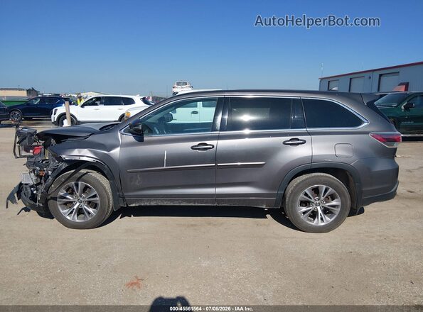 5TDBKRFH9GS291366 2016 TOYOTA HIGHLANDER Gray 