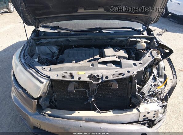 5TDBKRFH9GS291366 2016 TOYOTA HIGHLANDER Gray Հետևի տեսք