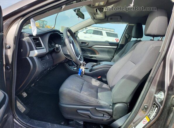 5TDBKRFHXGS253791 2016 TOYOTA HIGHLANDER Gray Սալոնի դիմացի տեսք