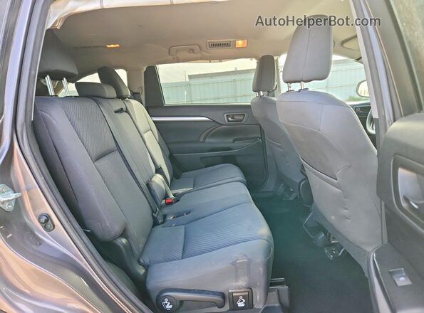 5TDBKRFHXGS253791 2016 TOYOTA HIGHLANDER Gray Սալոնի հետևի տեսք