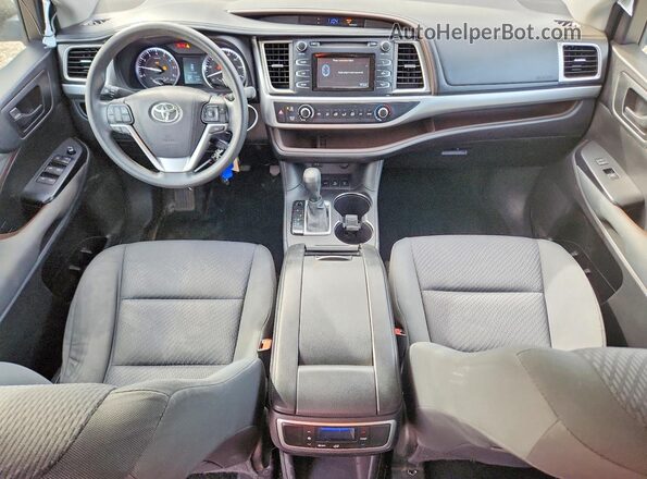 5TDBKRFHXGS253791 2016 TOYOTA HIGHLANDER Gray Առջևի վահանակի տեսք