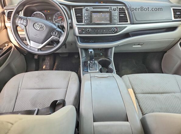 5TDBKRFHXGS265391 2016 TOYOTA HIGHLANDER White წინა პანელის ხედი