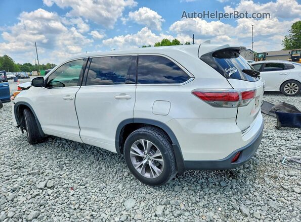 5TDBKRFHXGS305727 2016 TOYOTA HIGHLANDER White უკანა მარცხენა