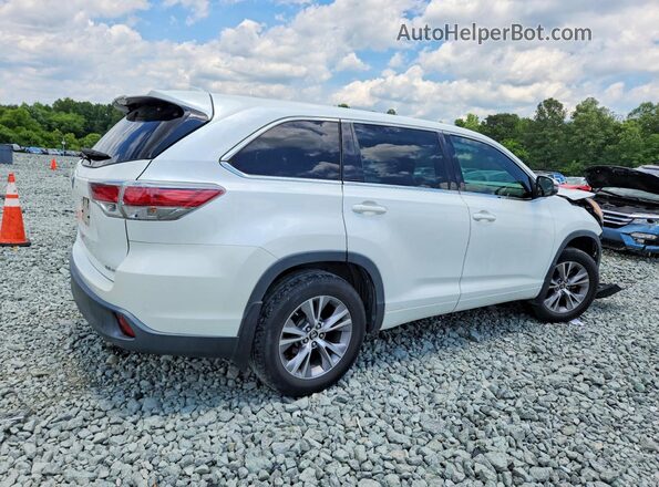5TDBKRFHXGS305727 2016 TOYOTA HIGHLANDER White უკანა მარჯვენა